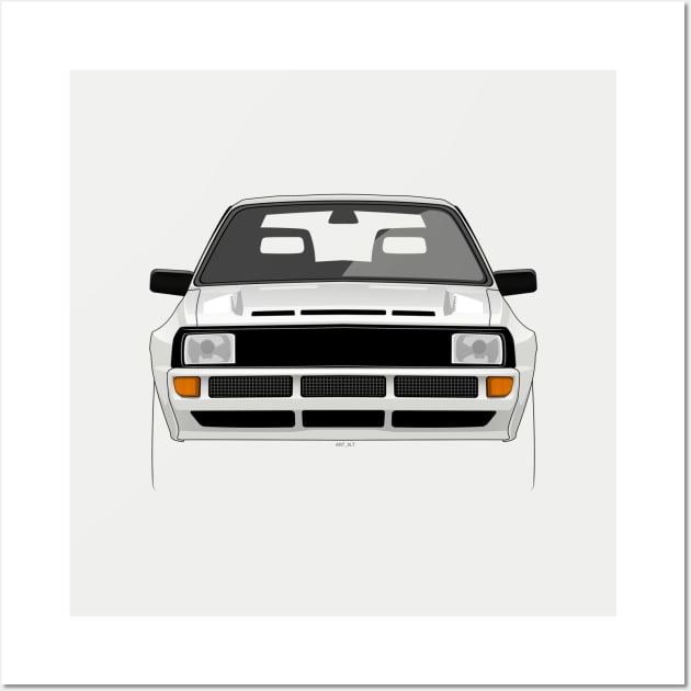 Quattro Wall Art by Four Wheels Illustrations